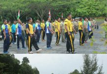 Bangun Sinergitas, Kapolres Simeulue Hadiri Olah Raga Bersama Dengan Danrem 012/TU Dan Forkopimda Simeulue .