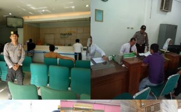 Anggota Sat Sabhara Polres Simeulue ( Pam Obvit ) Berikan Pengamanan Dan Pelayanan