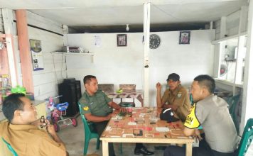 Wujud Sinergitas Bhabinkamtibmas Dan Bhabinsa Saweu Keude Kopi