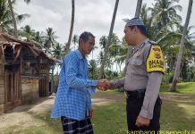 Menjelang Berbuka Puasa, Bhabinkamtibmas Sambangi Warga Binaan