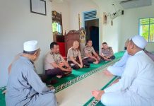Kapolres Simeulue Silahturahmi Dan Yasinan Bersama Jamaah Tabliqh