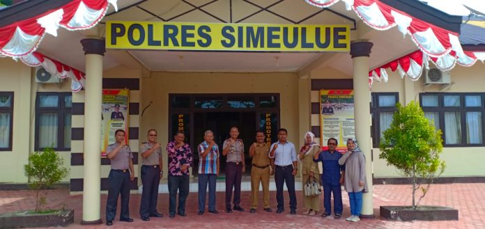 Kapolres Simeulue AKBP Ayi Satria S.I.K., M.Si Photo Bersama Dengan PPM Simeulue Usai Acara Di Mapolres Simeulue