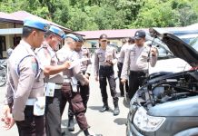 Jelang Pemilu 2018 – 2019, Polres Simeulue Apelkan Ranmor Dinas