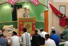 Tausyiah Kapolres Simeulue dalam Safari Shalat Subuh Berjamaah (25 Mei 2019).