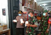 Kapolres Simeulue bersama Forkopimda Sambangi Gudang Bulog untuk pengecekan Ketersediaan Pangan