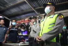 Tim Gabungan lakukan Patroli dan berikan Himbauan serta Pembubaran Masa