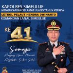 Ucapan Selamat Polres Simeuleu kepada Letkol Pelaut Hendra Dwinanto