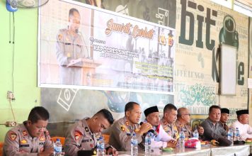Polres Simeulue Kembali Gelar Jumat Curhat di Warung Bit Kupie