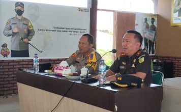 PERERAT SINERGITAS, KAPOLRES SIMEULUE SILATURAHMI DENGAN KAJARI KOTA SINABANG