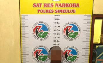 SATRESNARKOBA POLRES SIMEULUE TANGKAP GANJA KERING
