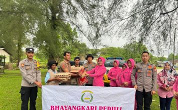 BHAYANGKARI POLRES SIMEULUE, PEDULI RANGER PENYU