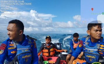 SAT POL AIRUD POLRES SIMEULUE BERSAMA TNI & SAR GABUNGAN MENCARI BOCAH TENGGELAM