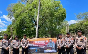 Satgas Preventif Operasi Karhutla Seulawah 2023 Gelar Sosialisasi di 2 Desa di Indrapuri