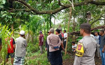 Ditemukan Warga Desa Leubang Meninggal Dunia dengan Cara Gantung Diri