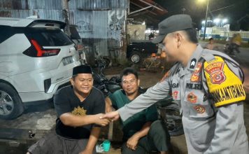 Personel Polsek Simeulue Tengah Gelar Patroli Malam di Tiga Desa