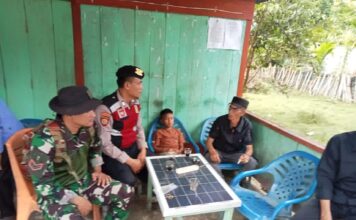 Sinergitas TNI dan Polri di Alafan untuk Jaga Keamanan Pilkada Serentak 2024