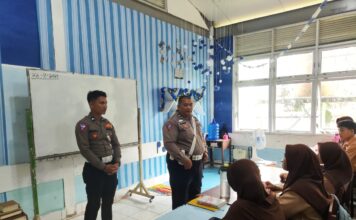 Sat Lantas Polres Simeulue Gelar Kegiatan “Saweu Sikula” di SMAN 1 Sinabang