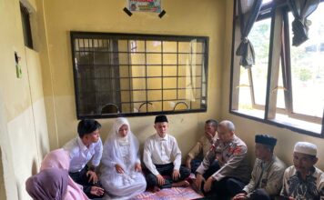 Polres Simeulue Fasilitasi Pernikahan Salah Satu Tahanan di Ruang Sat Tahti