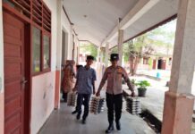 Polres Simeulue Kawal Pembagian Makanan Bergizi Gratis untuk 3.957 Penerima di Tiga Kecamatan
