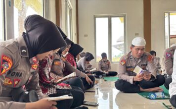 Polres Simeulue Gelar Binrohtal dan Doa Bersama Tingkatkan Keimanan Personel