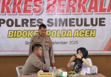 POLRES SIMEULUE GELAR RIKKES BERKALA T.A. 2025 UNTUK PERSONEL