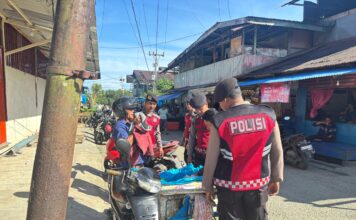 SAT SAMAPTA POLRES SIMEULUE GELAR PATROLI RUTIN CEGAH GANGGUAN KAMTIBMAS DI KOTA SINABANG