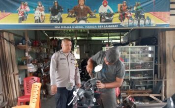 POLSEK SIMEULUE TIMUR GELAR KEGIATAN RUTIN YANG DITINGKATKAN (KRYD) ANTISIPASI GUANTIBMAS DI WILAYAH HUKUMNYA