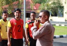 Personel Polres Simeulue Jalani Tes Kesamaptaan Jasmani dan Beladiri Polri Berkala Semester II Tahun 2025