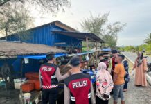 SAT SAMAPTA POLRES SIMEULUE GELAR PATROLI RUTIN ANTISIPASI GANGGUAN KAMTIBMAS DI KOTA SINABANG