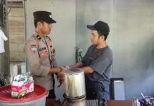 POLRES SIMEULUE – POLSEK TELUK DALAM GELAR PATROLI KRYD DAN SOSIALISASI KARHUTLA ANTISIPASI GUANTIBMAS