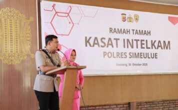 RAMAH TAMAH PS. KASAT INTELKAM POLRES SIMEULUE BERLANGSUNG HANGAT DAN PENUH KEAKRABAN