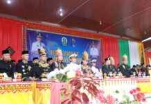 UPACARA PERINGATAN HARI JADI KE-26 KABUPATEN SIMEULUE BERJALAN KHIDMAT DAN LANCAR