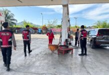 PATROLI RUTIN SAT SAMAPTA POLRES SIMEULUE CEGAH GANGGUAN KAMTIBMAS DI KOTA SINABANG