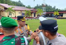 APEL GELAR PASUKAN OPERASI ZEBRA SEULAWAH 2025 DIGELAR DI POLRES SIMEULUE