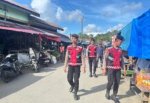 PATROLI RUTIN SAT SAMAPTA POLRES SIMEULUE JAGA KONDUSIVITAS KAMTIBMAS DI KABUPATEN SIMEULUE