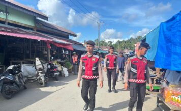 PATROLI RUTIN SAT SAMAPTA POLRES SIMEULUE JAGA KONDUSIVITAS KAMTIBMAS DI KABUPATEN SIMEULUE