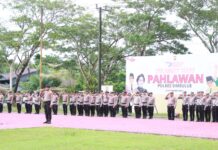 Polres Simeulue Gelar Upacara Bendera Peringatan Hari Pahlawan ke-80 Tahun 2025