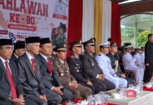 Polres Simeulue Hadiri Upacara Peringatan Hari Pahlawan ke-80 Tahun 2025 di Kabupaten Simeulue