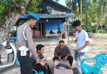 POLSEK ALAFAN GELAR PATROLI KRYD UNTUK ANTISIPASI GANGGUAN KAMTIBMAS DI WILAYAH HUKUM POLRES SIMEULUE
