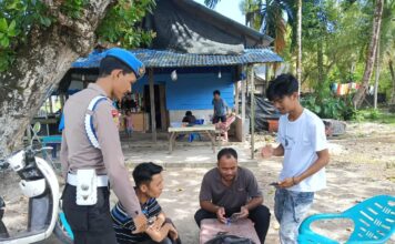 POLSEK ALAFAN GELAR PATROLI KRYD UNTUK ANTISIPASI GANGGUAN KAMTIBMAS DI WILAYAH HUKUM POLRES SIMEULUE