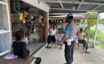 Polsek Teupah Selatan Gelar KRYD Antisipasi Gangguan Kamtibmas