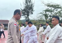 Bag SDM Polres Simeulue Laksanakan Tes Urine dan Ujian Bela Diri Polri Usulan Kenaikan Pangkat Periode 1 Juli 2026