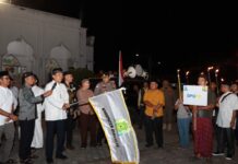 KAPOLRES SIMEULUE HADIRI PEMBUKAAN DAN PELEPASAN PAWAI MALAM TAKBIRAN IDUL FITRI 1447 H