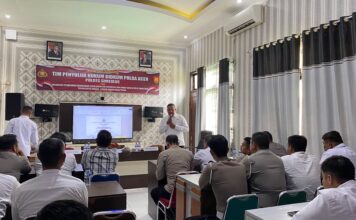 BIDKUM POLDA ACEH GELAR PENYULUHAN KUHAP BARU DI POLRES SIMEULUE
