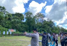 PERSONEL POLRES SIMEULUE GELAR LATIHAN MENEMBAK BERSAMA FORKOPIMDA, PERKUAT SINERGITAS ANTARINSTANSI