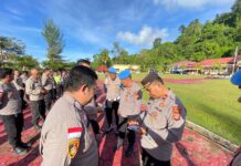 JELANG HUT KE-81 KEMERDEKAAN RI, SIPROPAM POLRES SIMEULUE PERKUAT PENEGAKAN KETERTIBAN DAN DISIPLIN PERSONEL