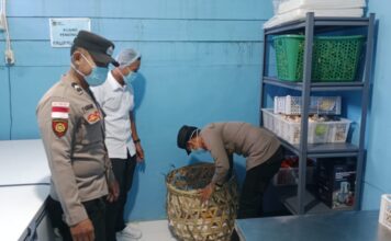 Polsek Simeulue Tengah Sambangi Dapur SPPG, Pastikan Pelaksanaan MBG Berjalan Sesuai Standar