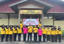 Olahraga Bersama, Polres Simeulue Semarakkan Hari Jadi ke-78 Polwan RI