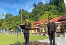 Polres Simeulue Gelar Upacara HUT ke-81 Kemerdekaan RI, Kobarkan Semangat Nasionalisme