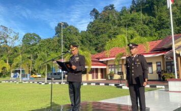 Polres Simeulue Gelar Upacara HUT ke-81 Kemerdekaan RI, Kobarkan Semangat Nasionalisme